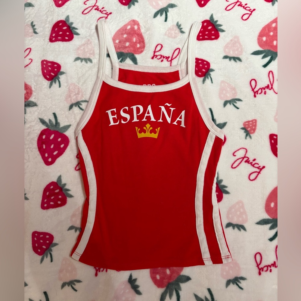 Y2K España Crown Tank Top — BDG